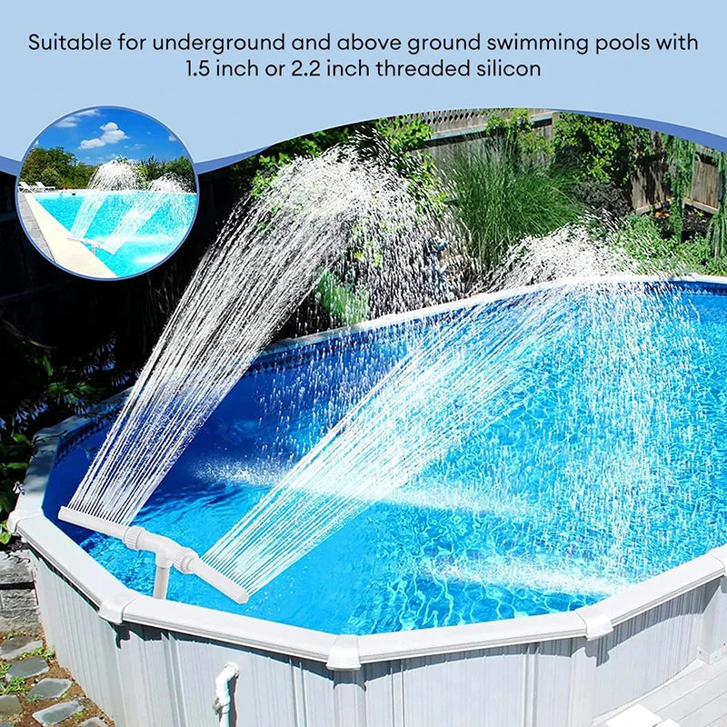 Adjustable Pool Waterfall Fountain