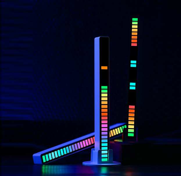 Sound activated LED bar light