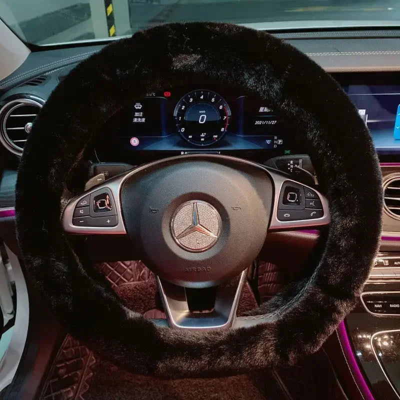 Cute Pochacco Plush Steering Wheel Cover
