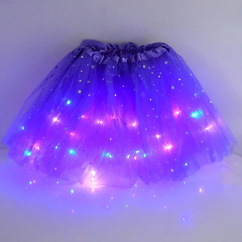 LED Light-Up Princess Tutu Skirt