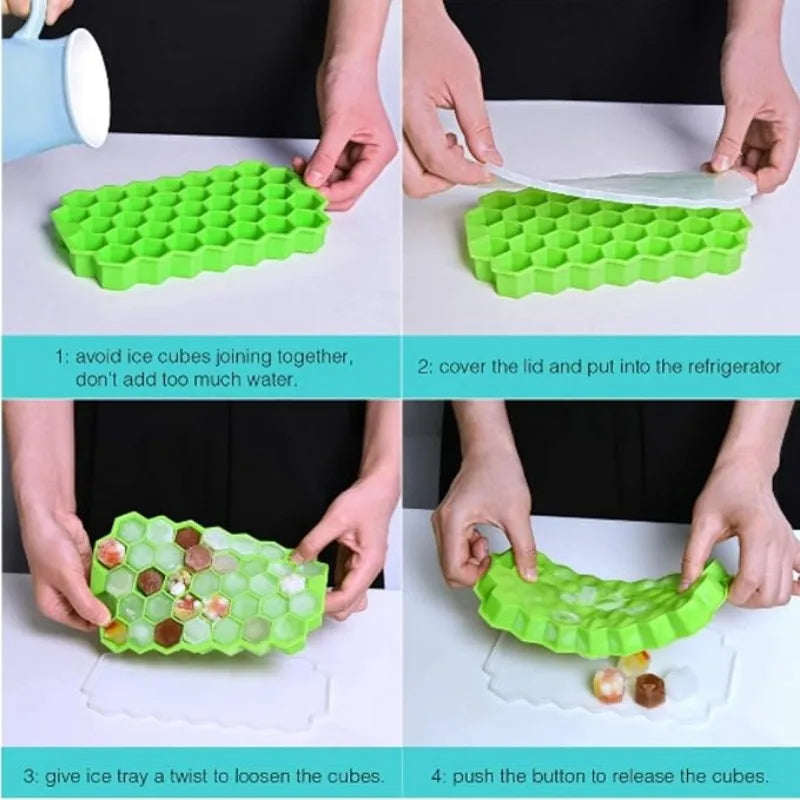Silicone Honeycomb Ice Mold