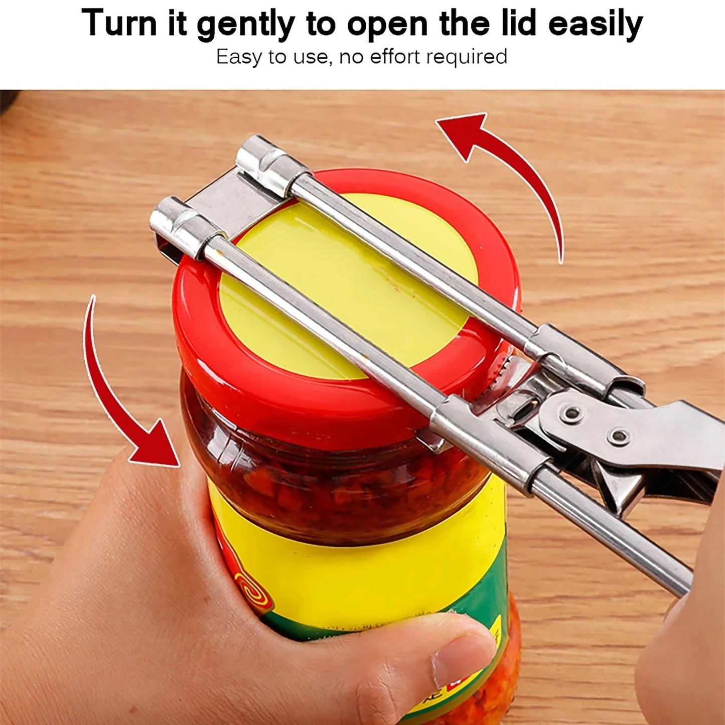 Adjustable Jar and Bottle Opener