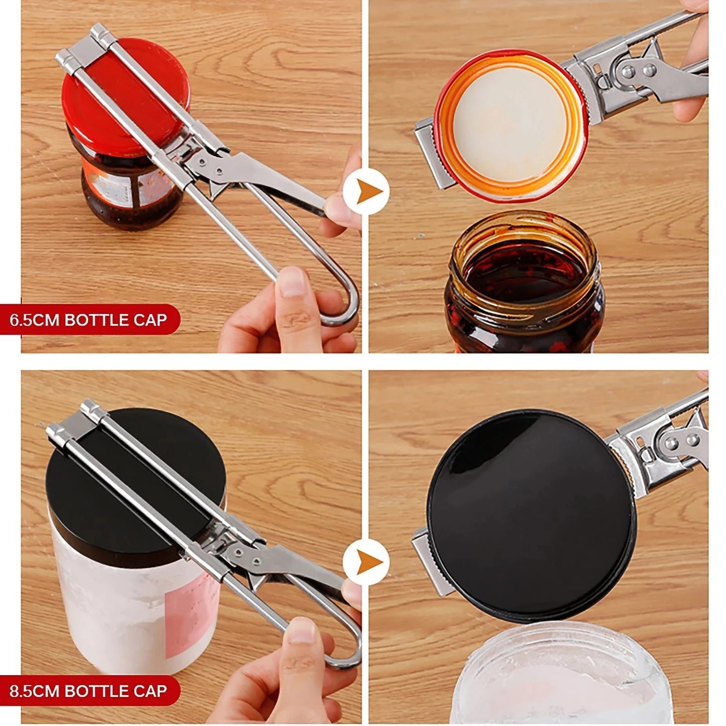 Adjustable Jar and Bottle Opener