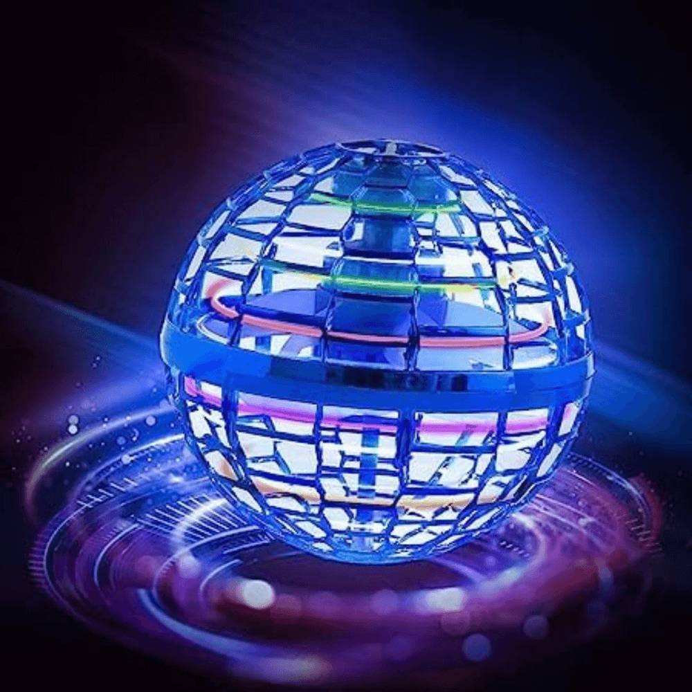 Flying spinner boomerang ball