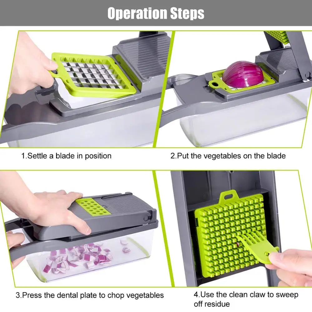 Multifunctional Vegetable Chopper & Slicer