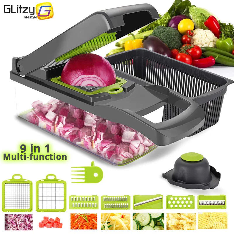 Multifunctional Vegetable Chopper & Slicer