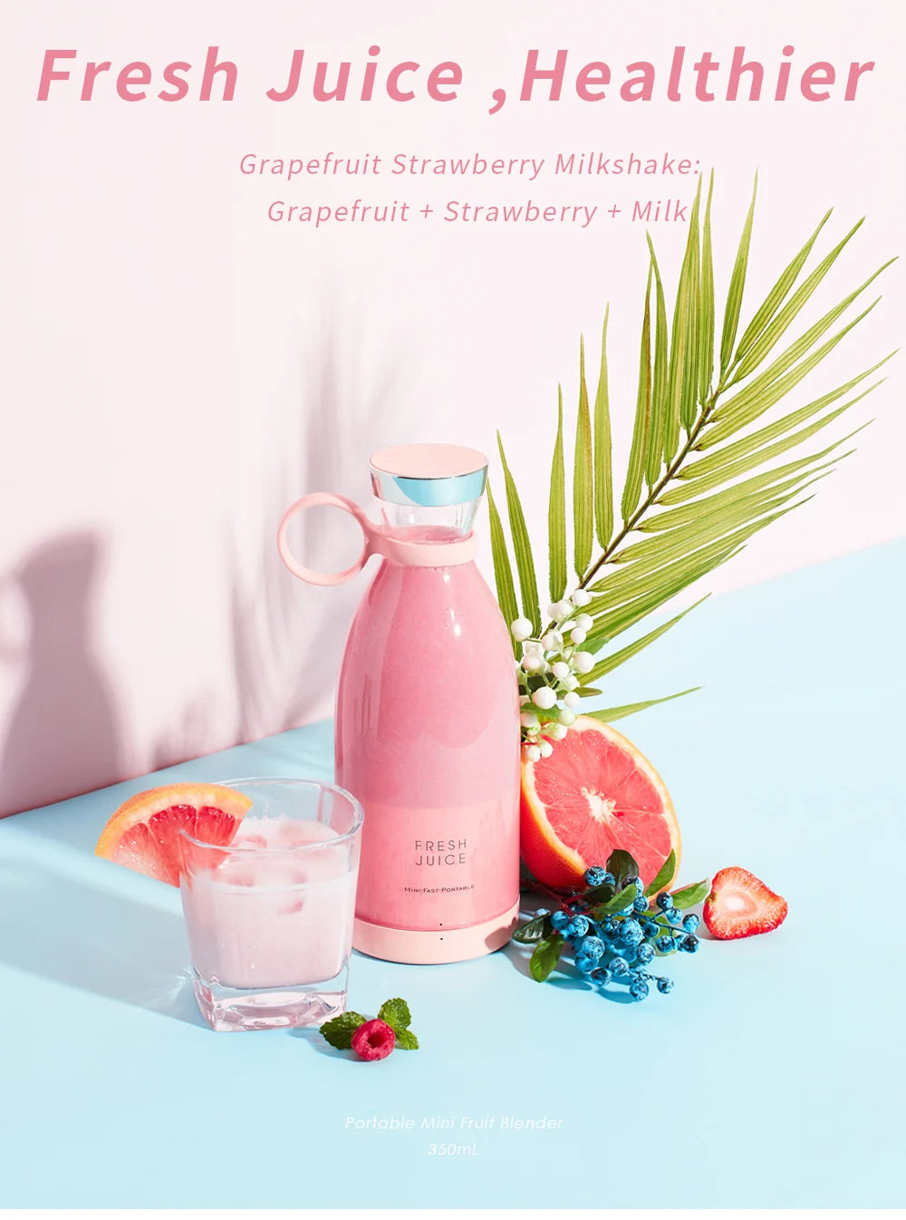 Portable USB Electric Juicer Blender