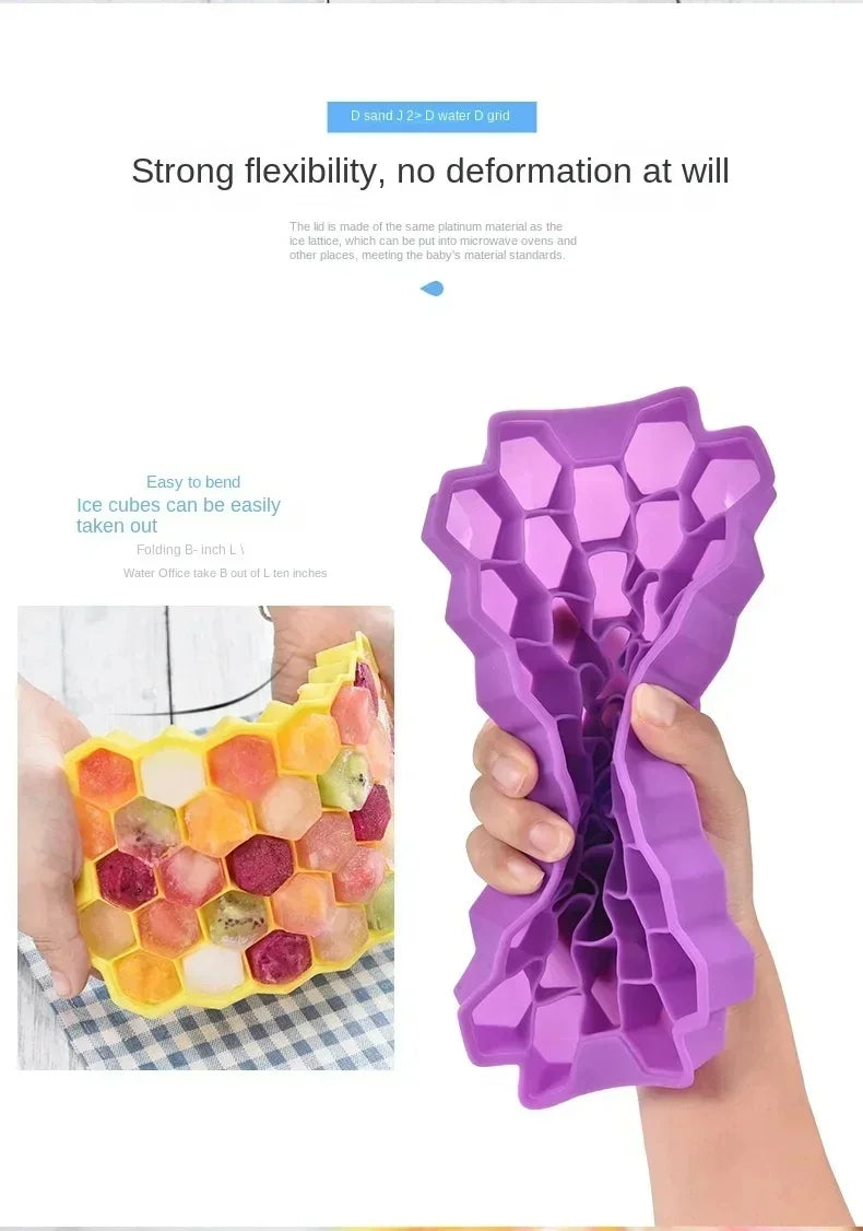 Silicone Honeycomb Ice Mold