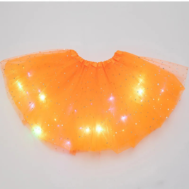 LED Light-Up Princess Tutu Skirt