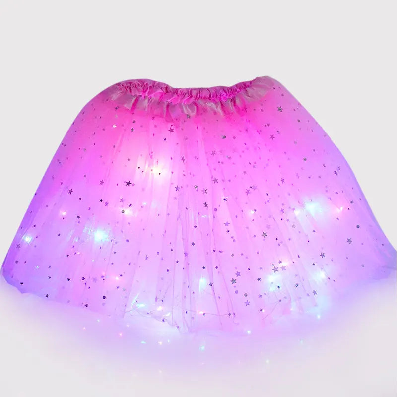 LED Light-Up Princess Tutu Skirt