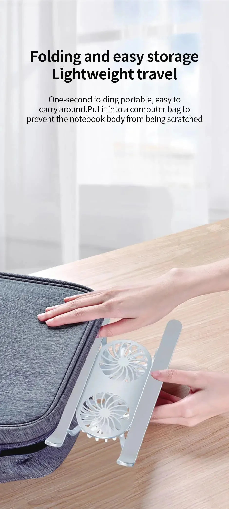 Laptop Stand with Cooling Fans