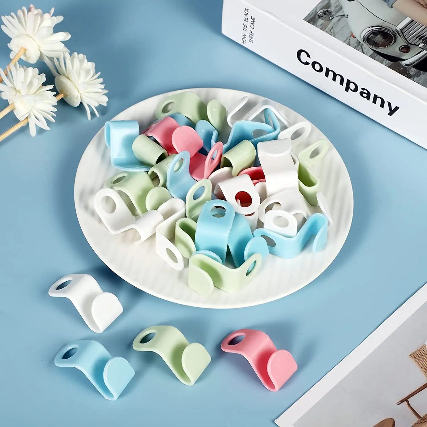 10Pcs Clothes Hangers Connector Hooks