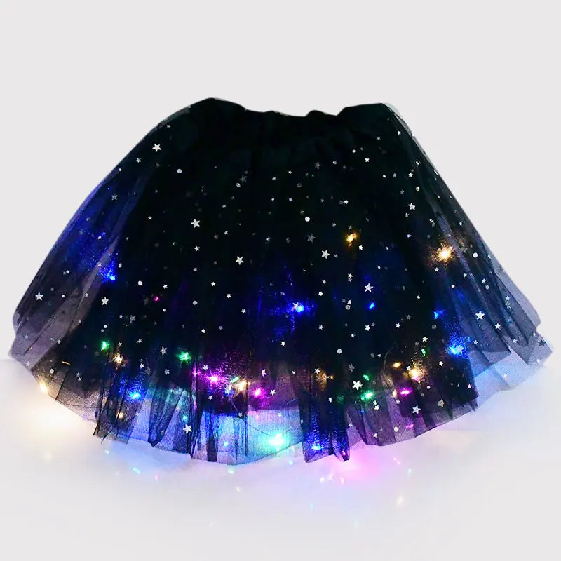 LED Light-Up Princess Tutu Skirt