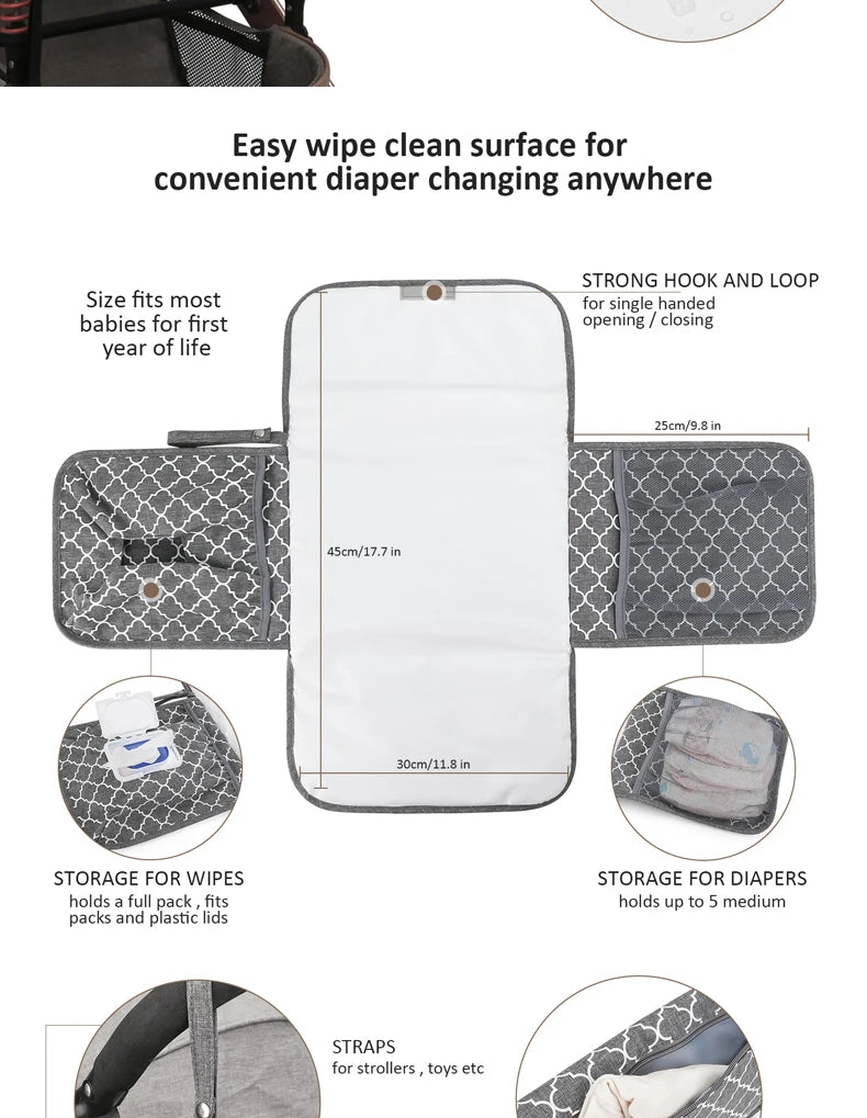 Portable Diaper Changing Pad