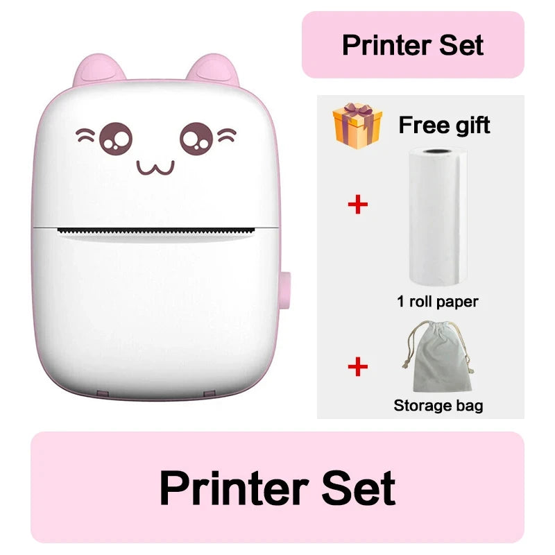 Mini Thermal Printer Wireless BT 200dpi