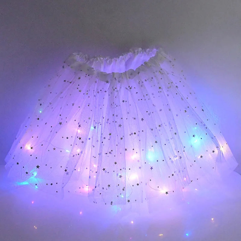 LED Light-Up Princess Tutu Skirt