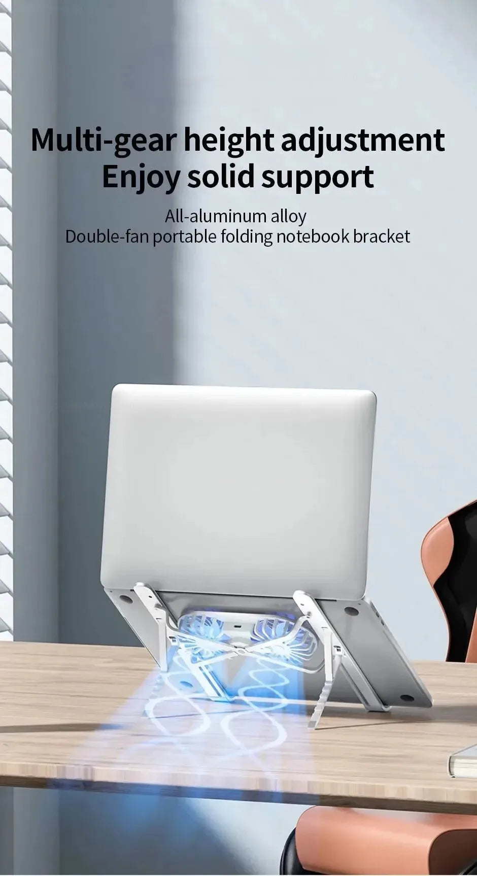 Laptop Stand with Cooling Fans