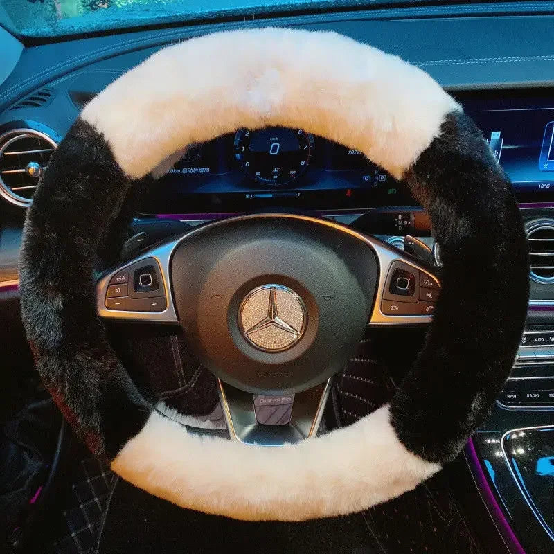 Cute Pochacco Plush Steering Wheel Cover