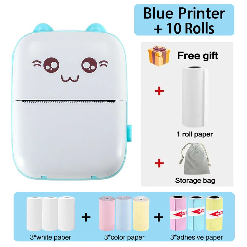 Mini Thermal Printer Wireless BT 200dpi