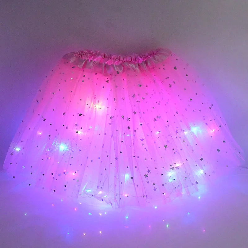 LED Light-Up Princess Tutu Skirt