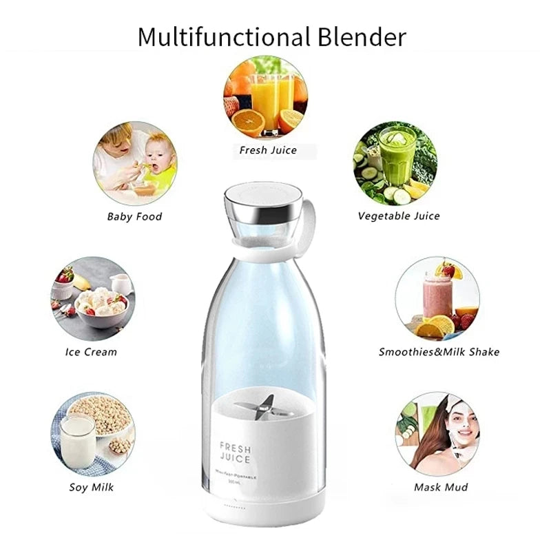 Portable USB Electric Juicer Blender