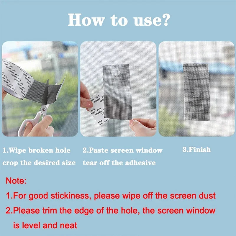 Window Screen Mesh Sticker