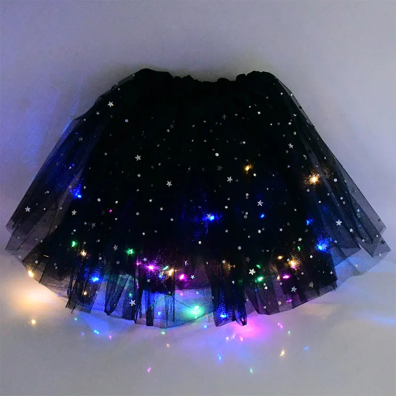 LED Light-Up Princess Tutu Skirt