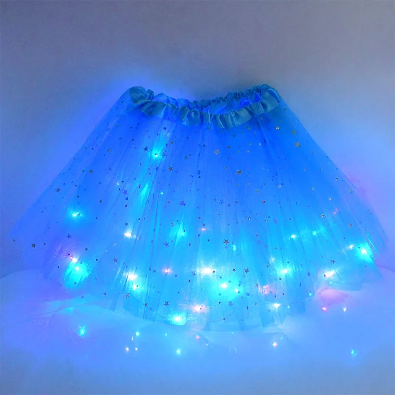 LED Light-Up Princess Tutu Skirt