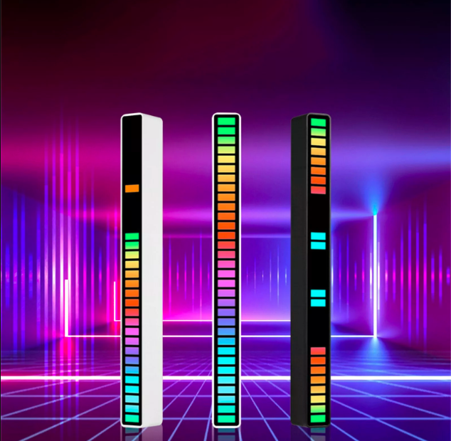 Sound activated LED bar light