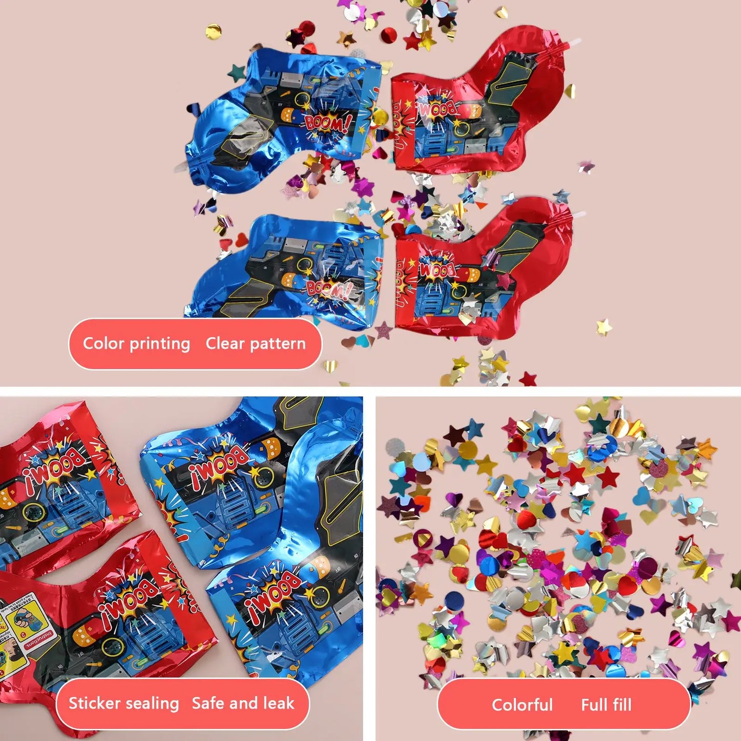Handheld Confetti Gun Set