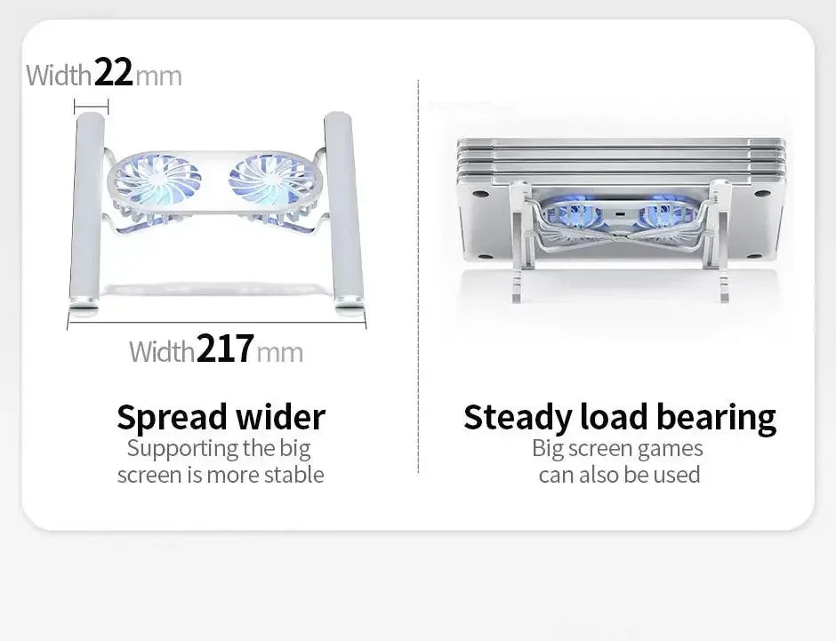 Laptop Stand with Cooling Fans