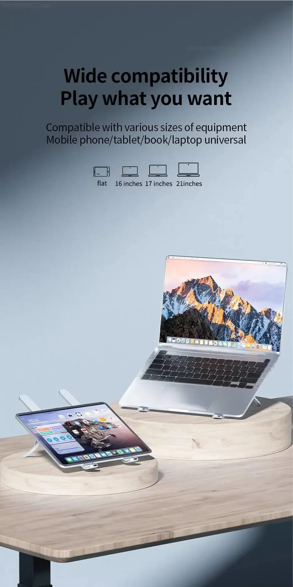 Laptop Stand with Cooling Fans