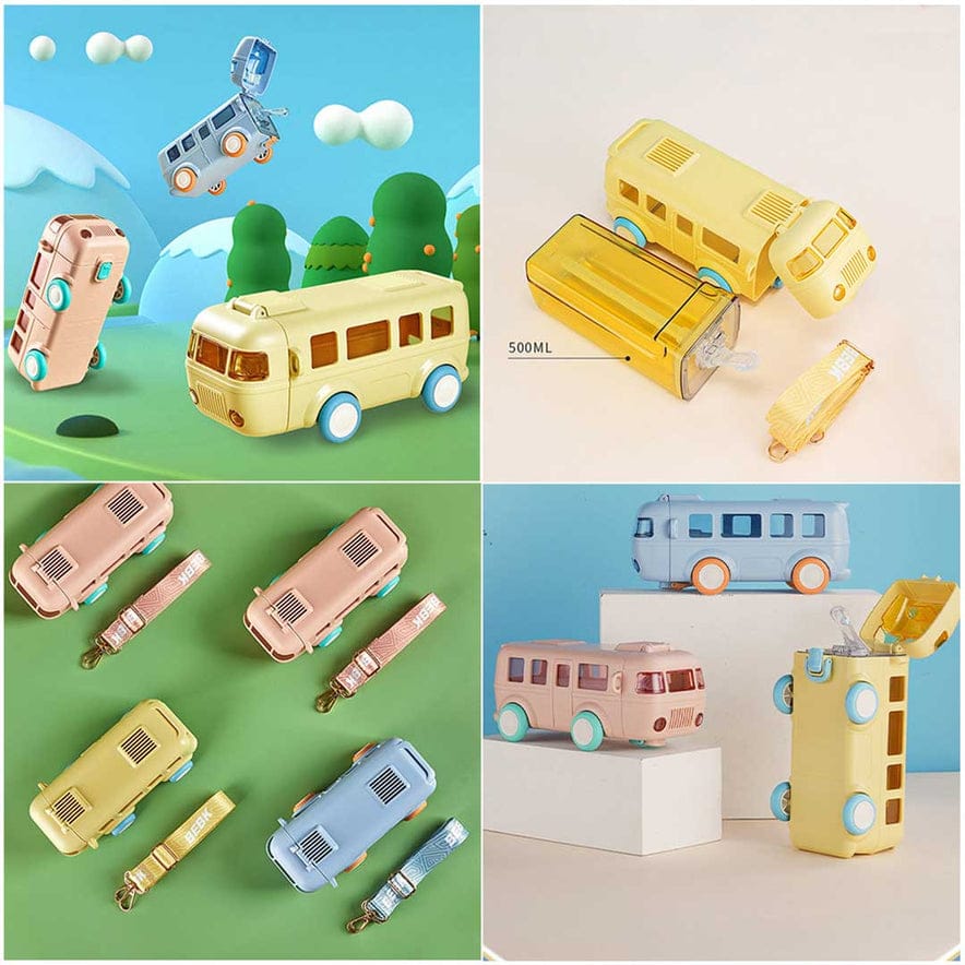 Plastic Bus Water Bottle